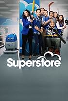 Mark McKinney, America Ferrera, Ben Feldman, Colton Dunn, Lauren Ash, Kaliko Kauahi, Nichole Sakura, and Nico Santos in Superstore (2015)