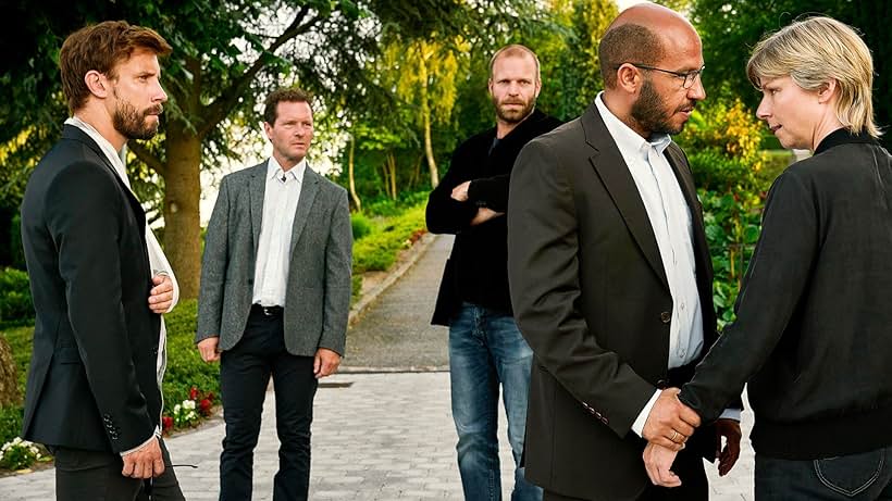 Claus Riis Østergaard, Lene Maria Christensen, Dar Salim, Mads Rømer, and Anders Juul in Deliver Us (2019)