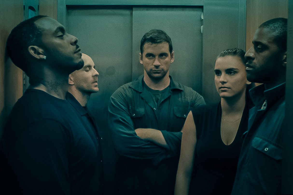 Richard Blackwood, Cristian Solimeno, Monty Burgess, Eke Chukwu, and Lara Heller in Welcome to Curiosity (2018)