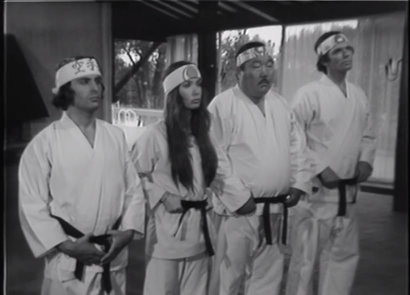 Anna Gaël, Iska Khan, Bernard Rousselet, and Jean-Pierre Mary in Karatekas and co (1973)