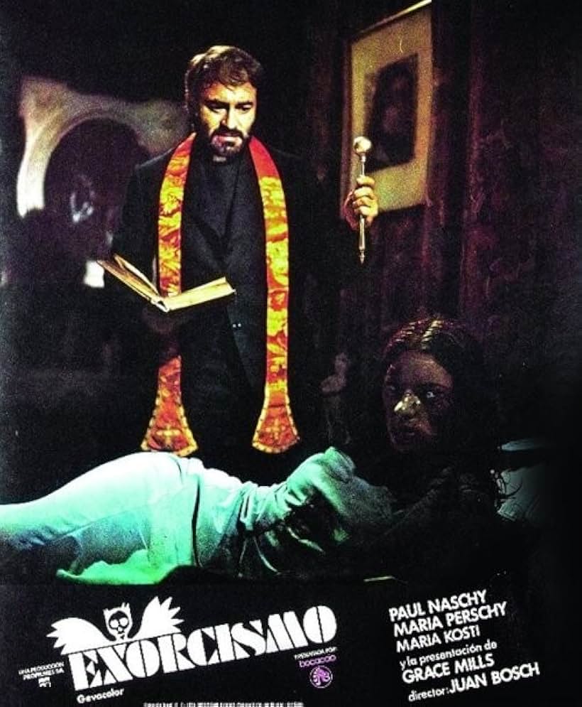 Mercedes Molina and Paul Naschy in Exorcism (1975)