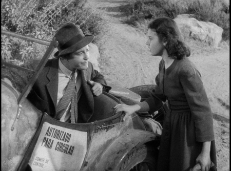 Lew Ayres and Olympe Bradna in The Last Train from Madrid (1937)