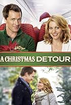 Candace Cameron Bure and Paul Greene in A Christmas Detour (2015)