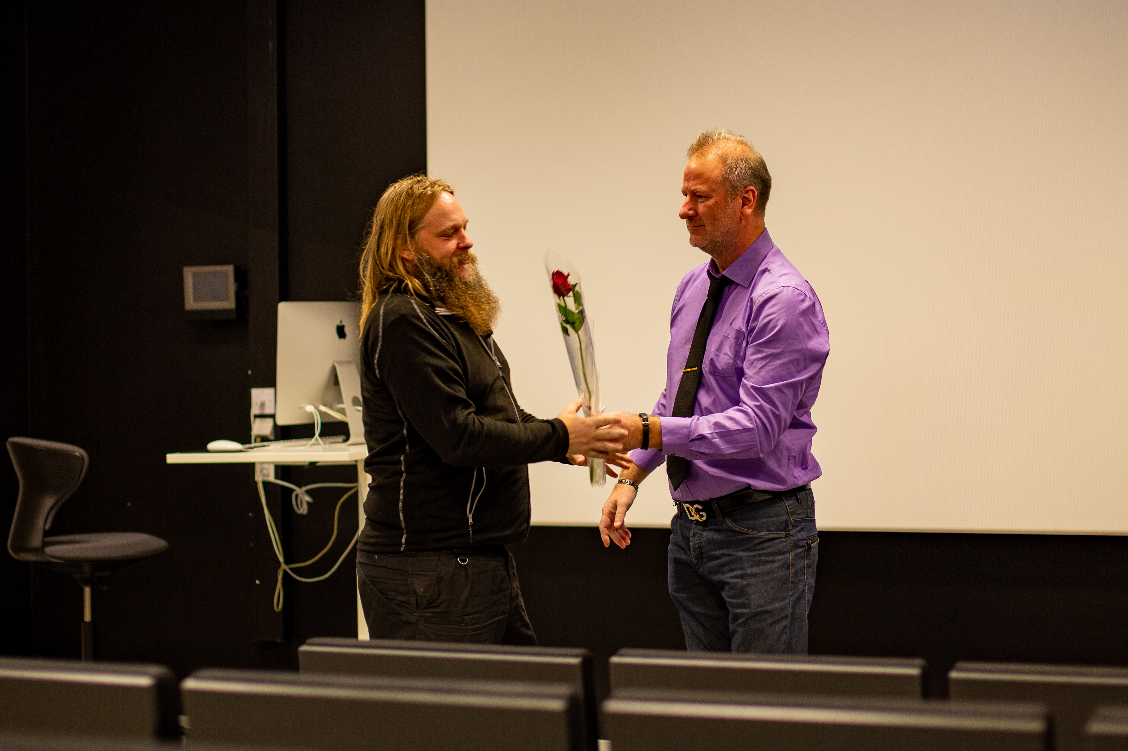 Jeppe Beck Laursen and Michael Ringdal at an event for Den Dagen (2019)