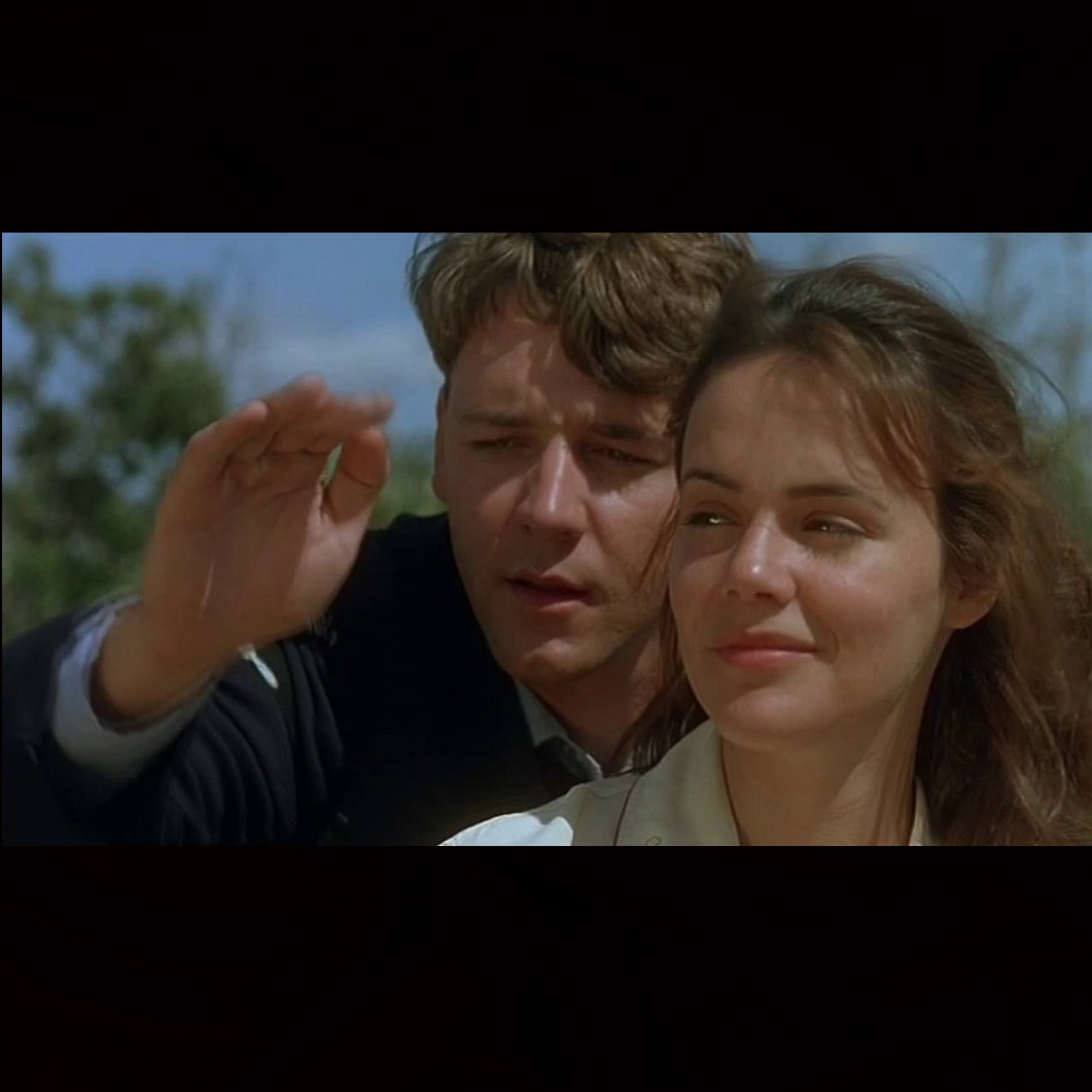 Russell Crowe and Christianne Hirt in For the Moment (1993)