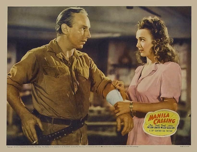 Carole Landis and Lloyd Nolan in Manila Calling (1942)