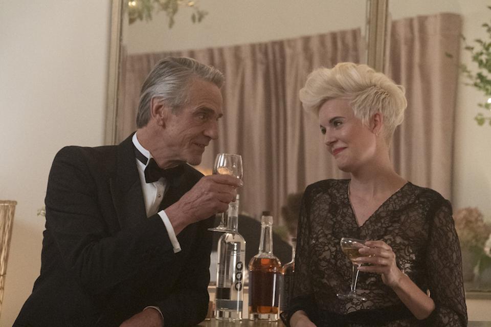 Jeremy Irons and Maggie Grace in Love, Weddings & Other Disasters (2020)