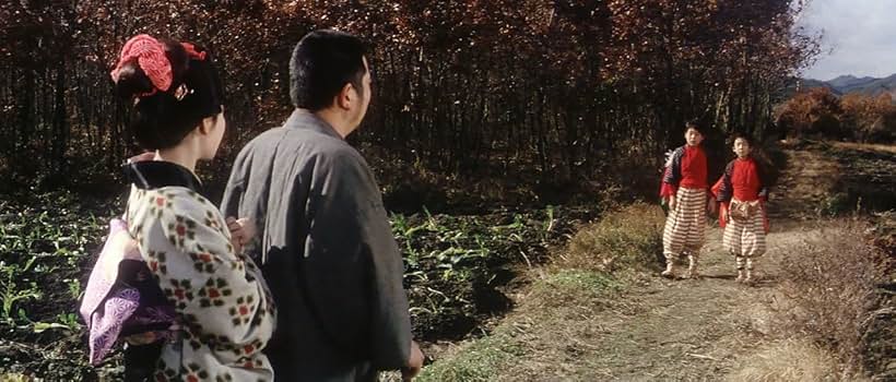 Shintarô Katsu and Miwa Takada in Adventures of Zatoichi (1964)