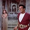 Susan Hayward, Victor Mature, William Marshall, and Michael Rennie in Demetrius and the Gladiators (1954)