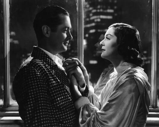 Robert Montgomery and Rosalind Russell in Live, Love and Learn (1937)