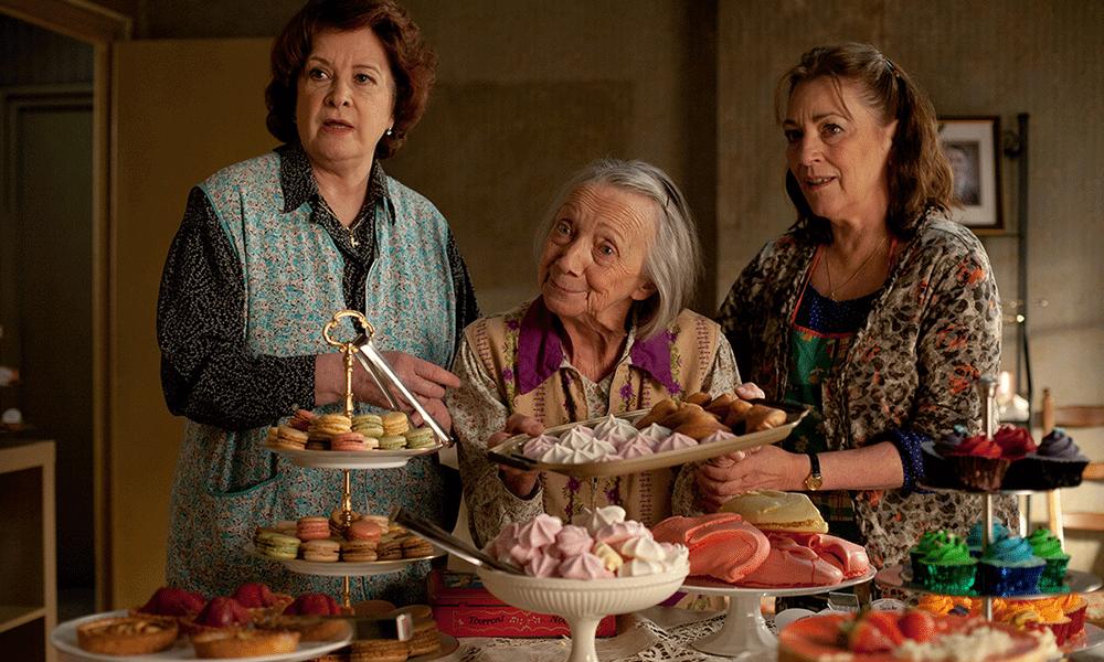 Françoise Bertin, Dominique Lavanant, and Carmen Maura in Paulette (2012)