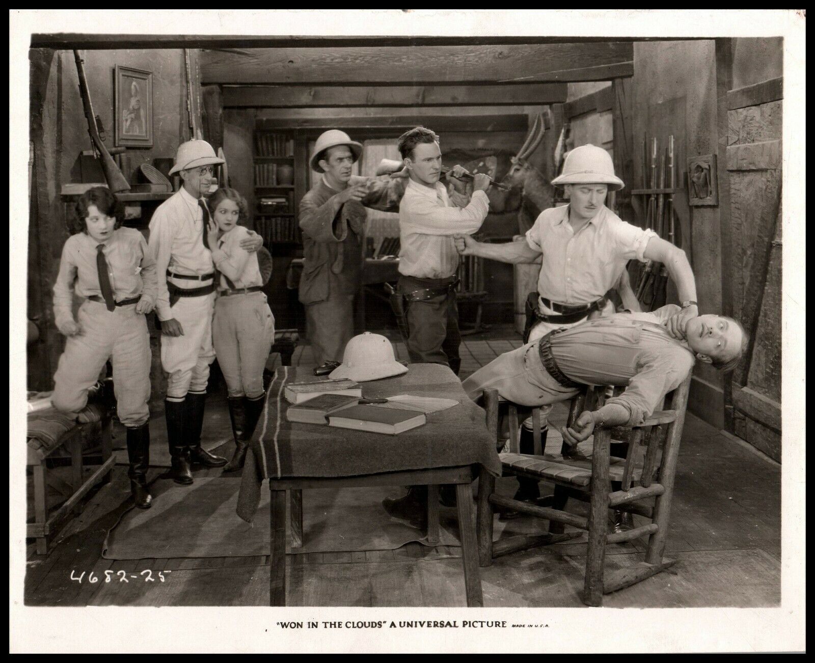 Joseph Bennett, Myrtis Crinley, Helen Foster, George B. French, Art Goebel, Albert Prisco, Frank Rice, Red Sly, Frank Tomick, Ivan Unger, Al Wilson, and Roy Wilson in Won in the Clouds (1928)