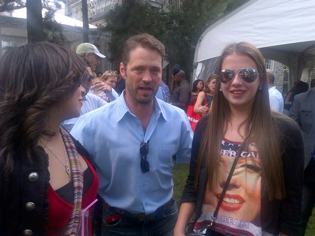 Jason Priestly and I at the CFC TIFF Barbeque