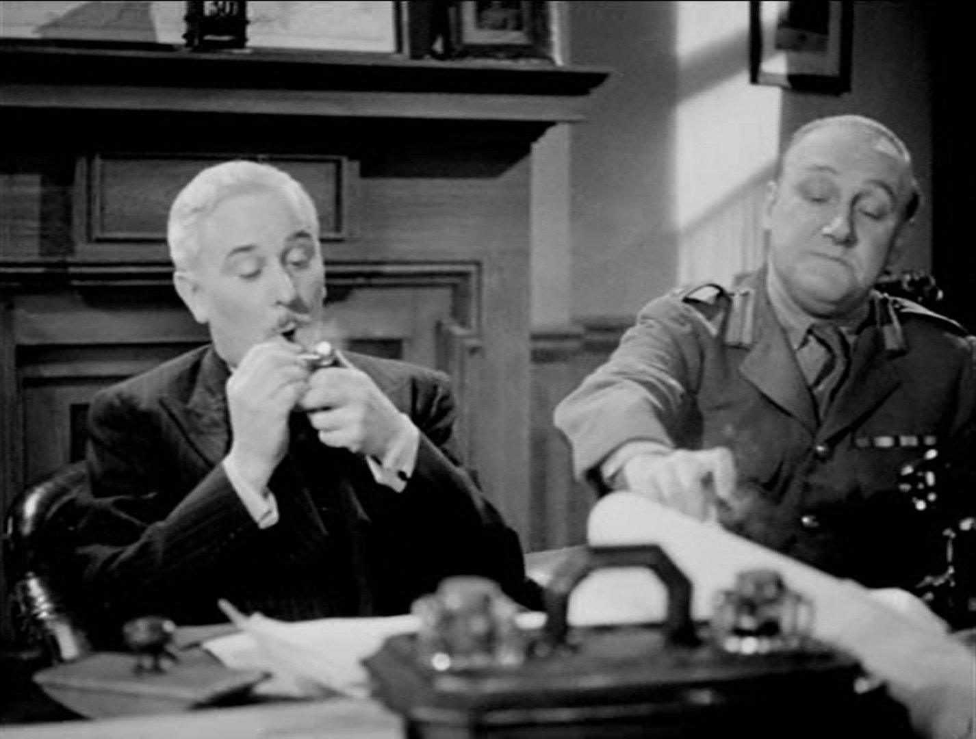 Ian Fleming and Milton Rosmer in Dangerous Comment (1940)