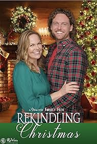 Ashley Atwood and Michael Patrick Lane in Rekindling Christmas (2020)