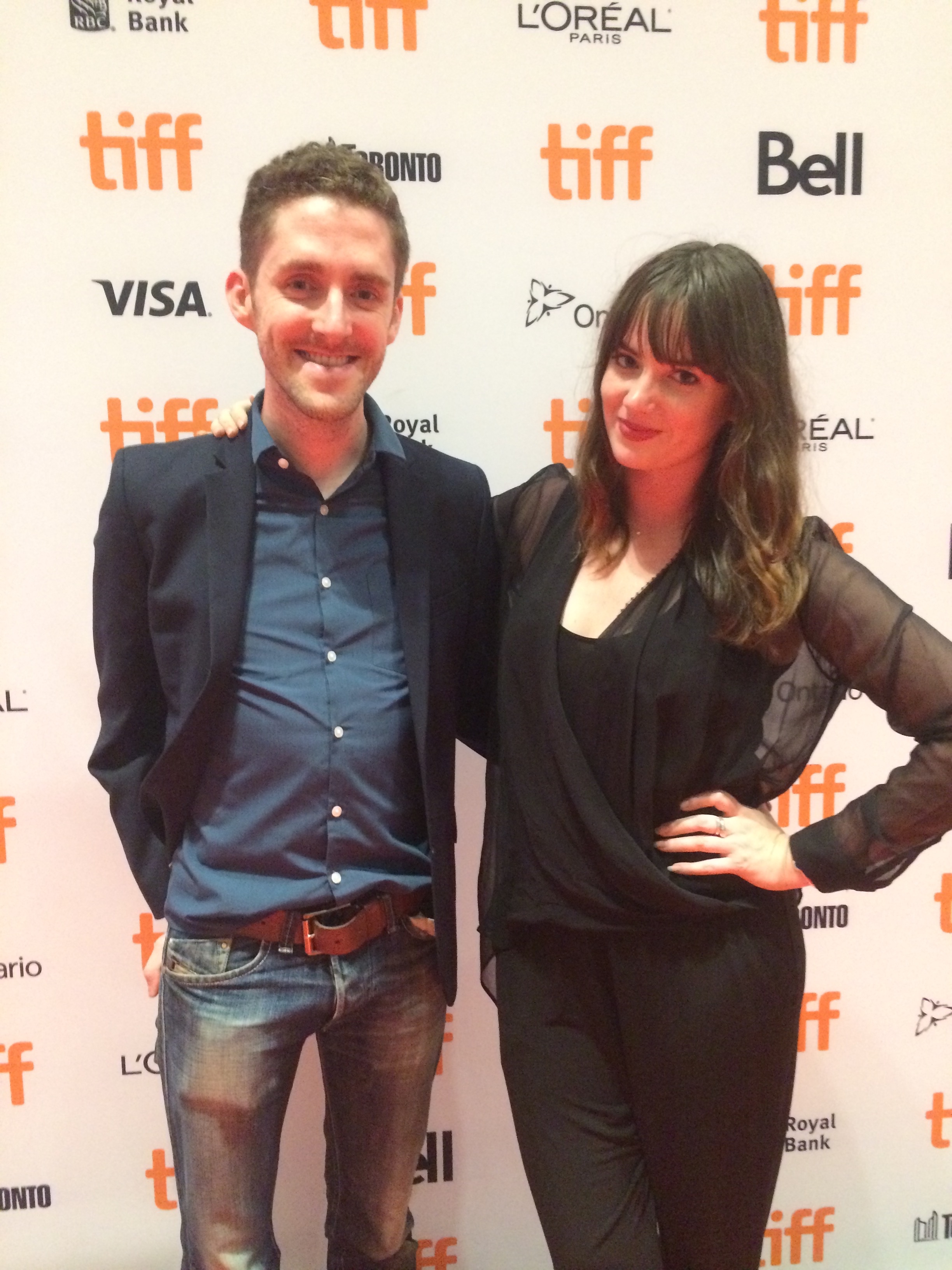 Billy with long time friend, actress and filmmaker Morgan Lynch, at the 2016 Toronto International Film Festival.  