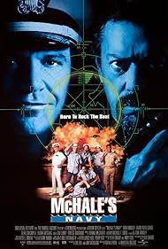 Tim Curry, Tom Arnold, Dean Stockwell, David Alan Grier, Bruce Campbell, Henry Cho, Brian Haley, French Stewart, and Danton Stone in McHale's Navy (1997)