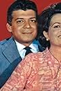 Rosamaria Murtinho and Hélio Souto in A Moça que Veio de Longe (1964)