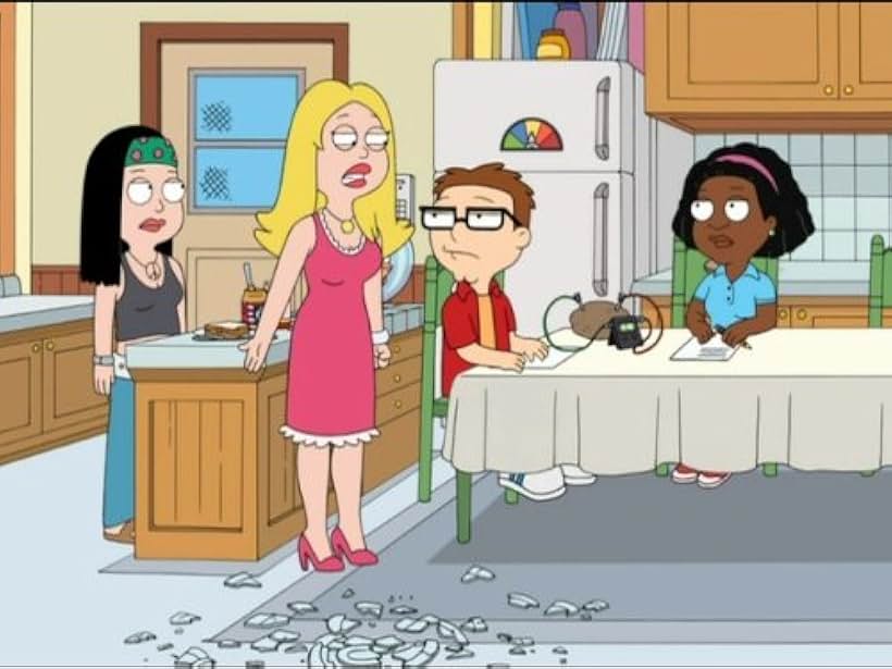 Scott Grimes, Wendy Schaal, and Rachael MacFarlane in American Dad! (2005)