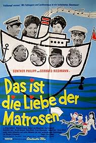 Franz Antel, Gunther Philipp, and Gerhard Riedmann in Das ist die Liebe der Matrosen (1962)