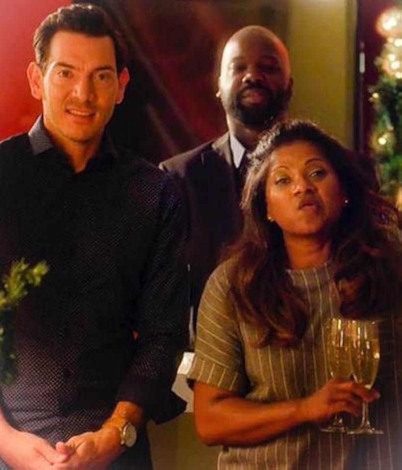 Viv Leacock, Matty Finochio, and Kalyn Miles in Season's Greetings (2016)