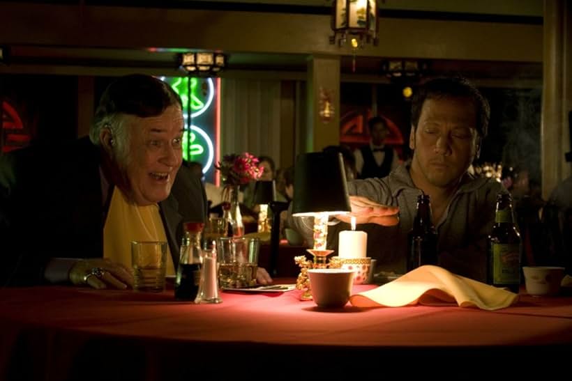 Rob Schneider and M. Emmet Walsh in Big Stan (2007)