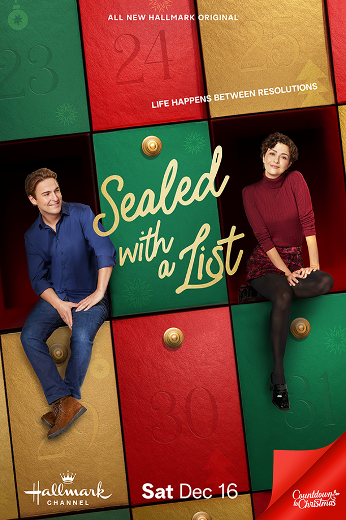 Katie Findlay and Evan Roderick in Sealed with a List (2023)