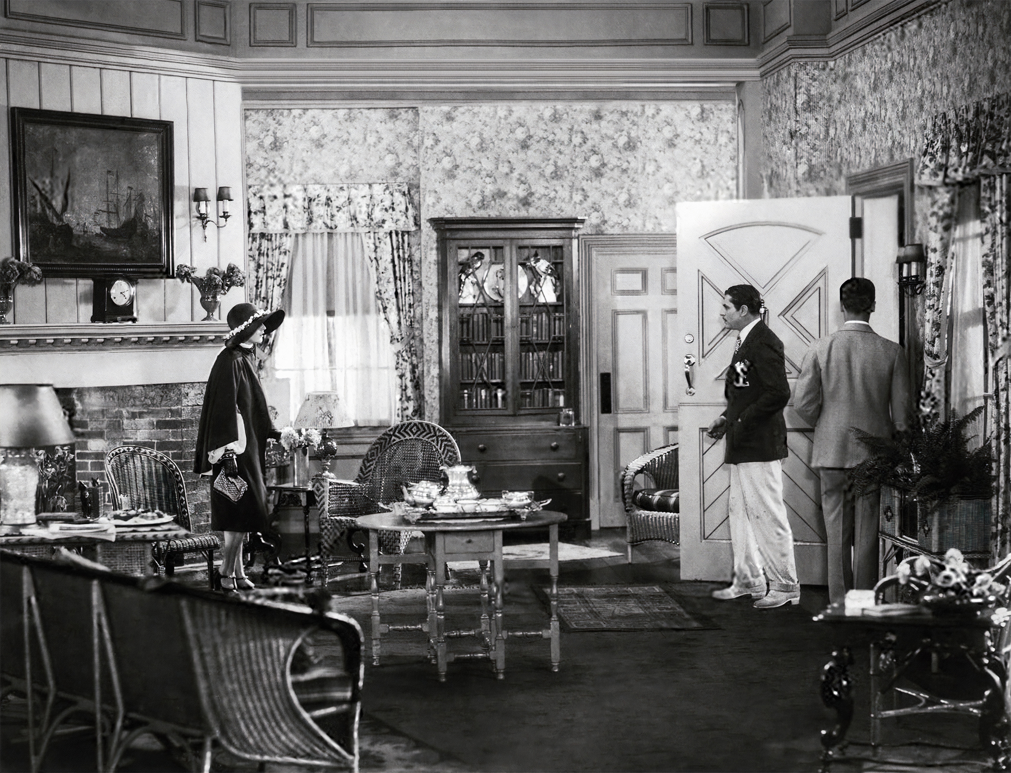 Warner Baxter, Neil Hamilton, and Lois Wilson in The Great Gatsby (1926)