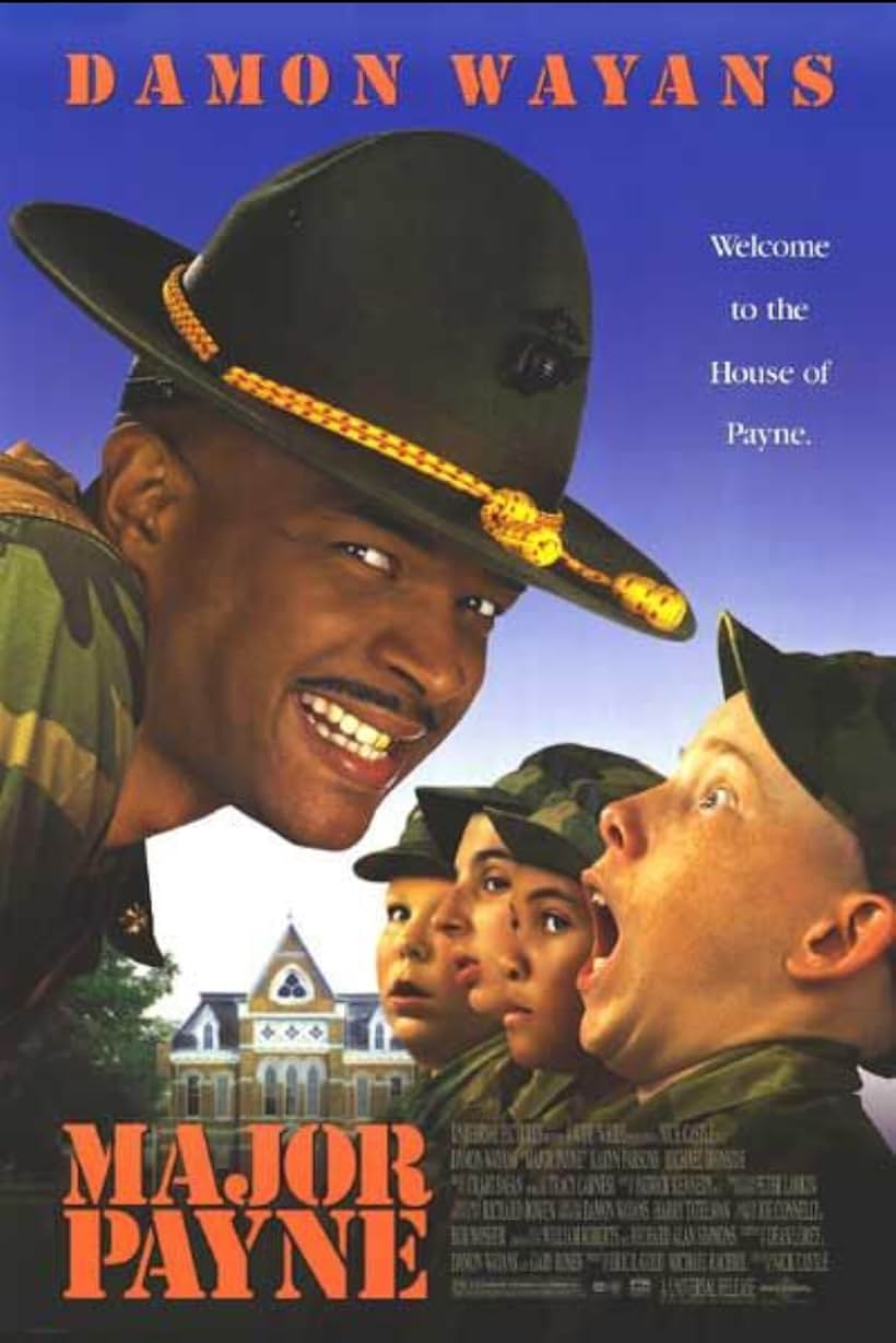 Damon Wayans, Orlando Brown, Peyton Chesson-Fohl, Stephen Coleman, and Chris Owen in Major Payne (1995)