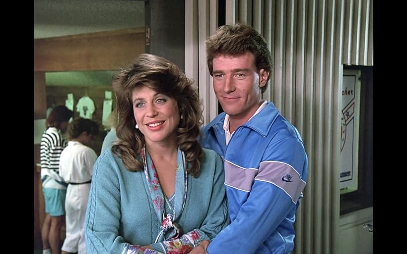 Linda Hamilton and Bryan Cranston in Menace, Anyone? (1986)