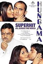 Aftab Shivdasani, Akshaye Khanna, Paresh Rawal, and Rimi Sen in Hungama (2003)