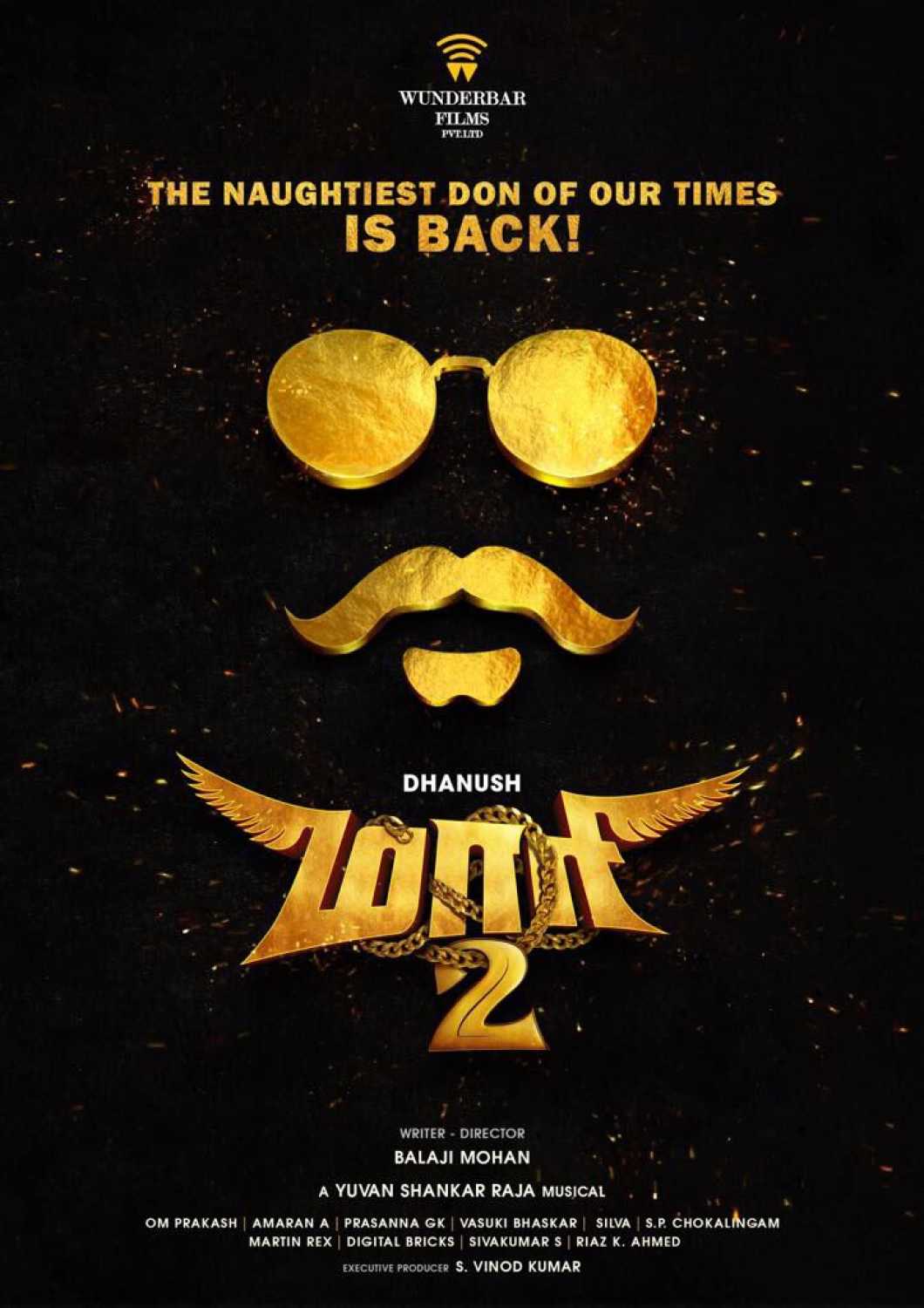 Dhanush in Maari 2 (2018)