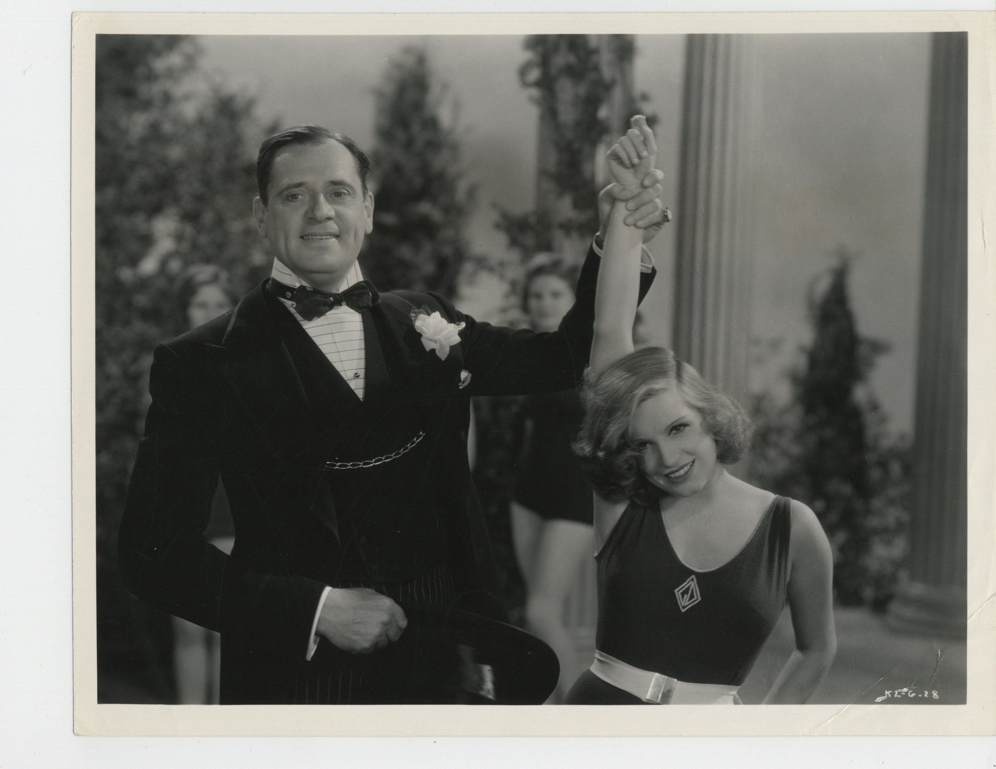 Lili Damita and Sam Hardy in Goldie Gets Along (1933)