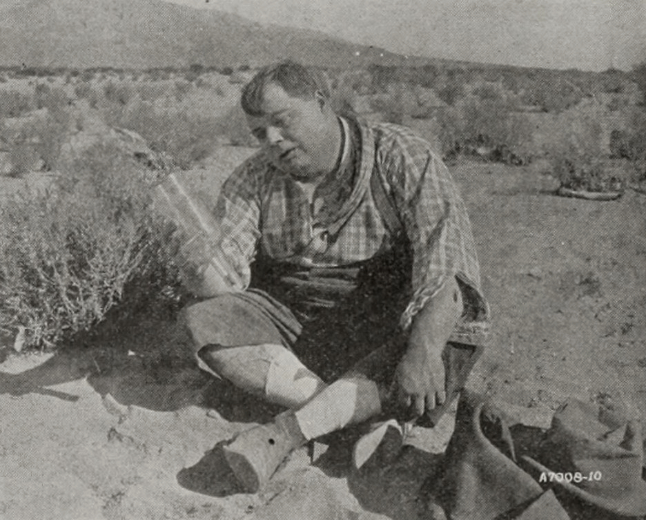 Roscoe 'Fatty' Arbuckle in Out West (1918)