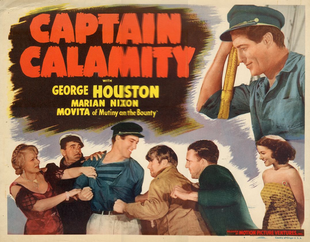 Roy D'Arcy, George Houston, Margaret Irving, Movita, Louis Natheaux, and Juan Torena in Captain Calamity (1936)