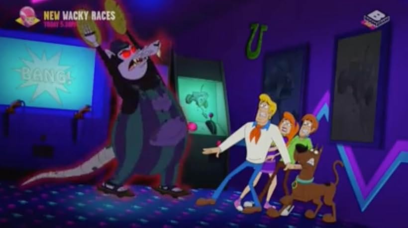 Matthew Lillard, Grey Griffin, Fred Tatasciore, and Frank Welker in Be Cool, Scooby-Doo! (2015)