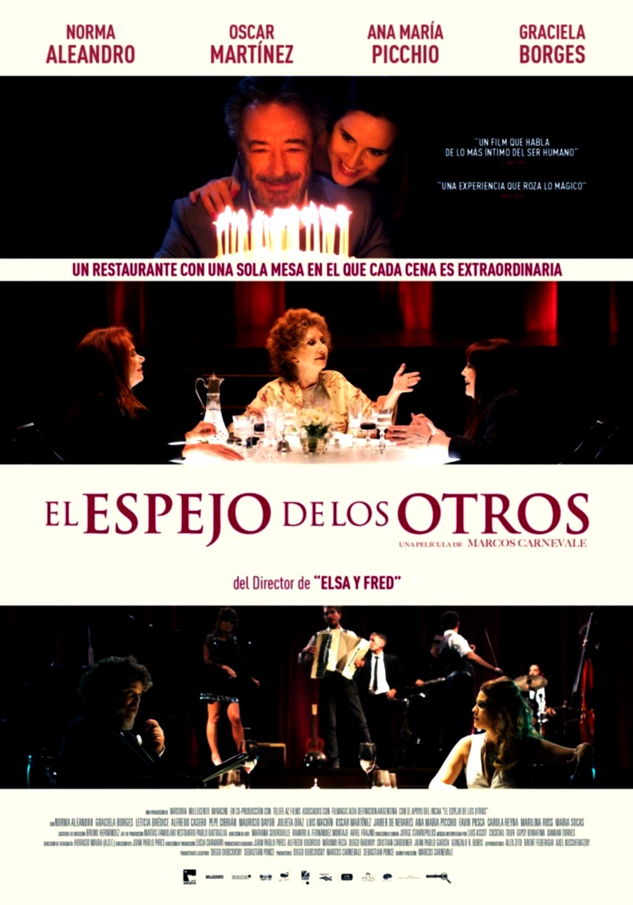 Norma Aleandro, Leticia Brédice, Alfredo Casero, Julieta Díaz, Marilina Ross, Oscar Martínez, and Ana María Picchio in El espejo de los otros (2015)