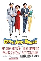 Marlon Brando, Frank Sinatra, Jean Simmons, and Vivian Blaine in Guys and Dolls (1955)