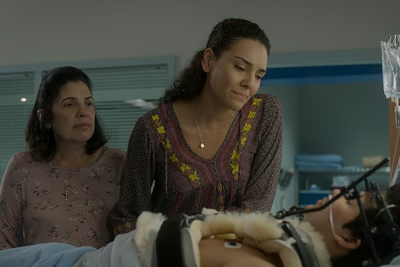 Rose Bianco, Vanessa Rubio, and Xolo Maridueña in Aftermath (2021)