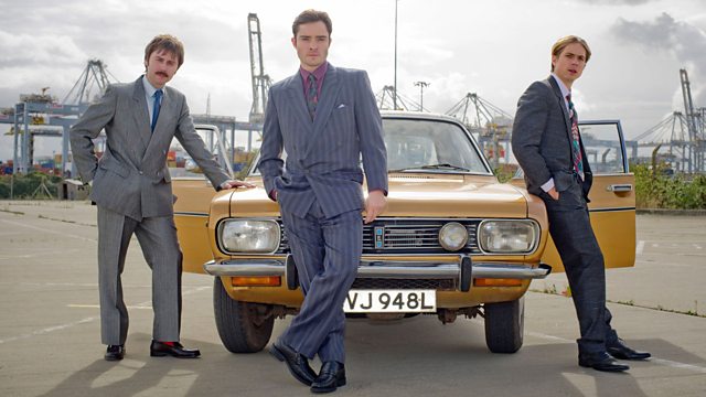 James Buckley, Ed Westwick, and Joe Thomas in White Gold (2017)