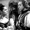 Sara Montiel and Fernando Rey in Locura de amor (1948)