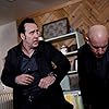 Nicolas Cage and Hugh Dillon in The Humanity Bureau (2017)