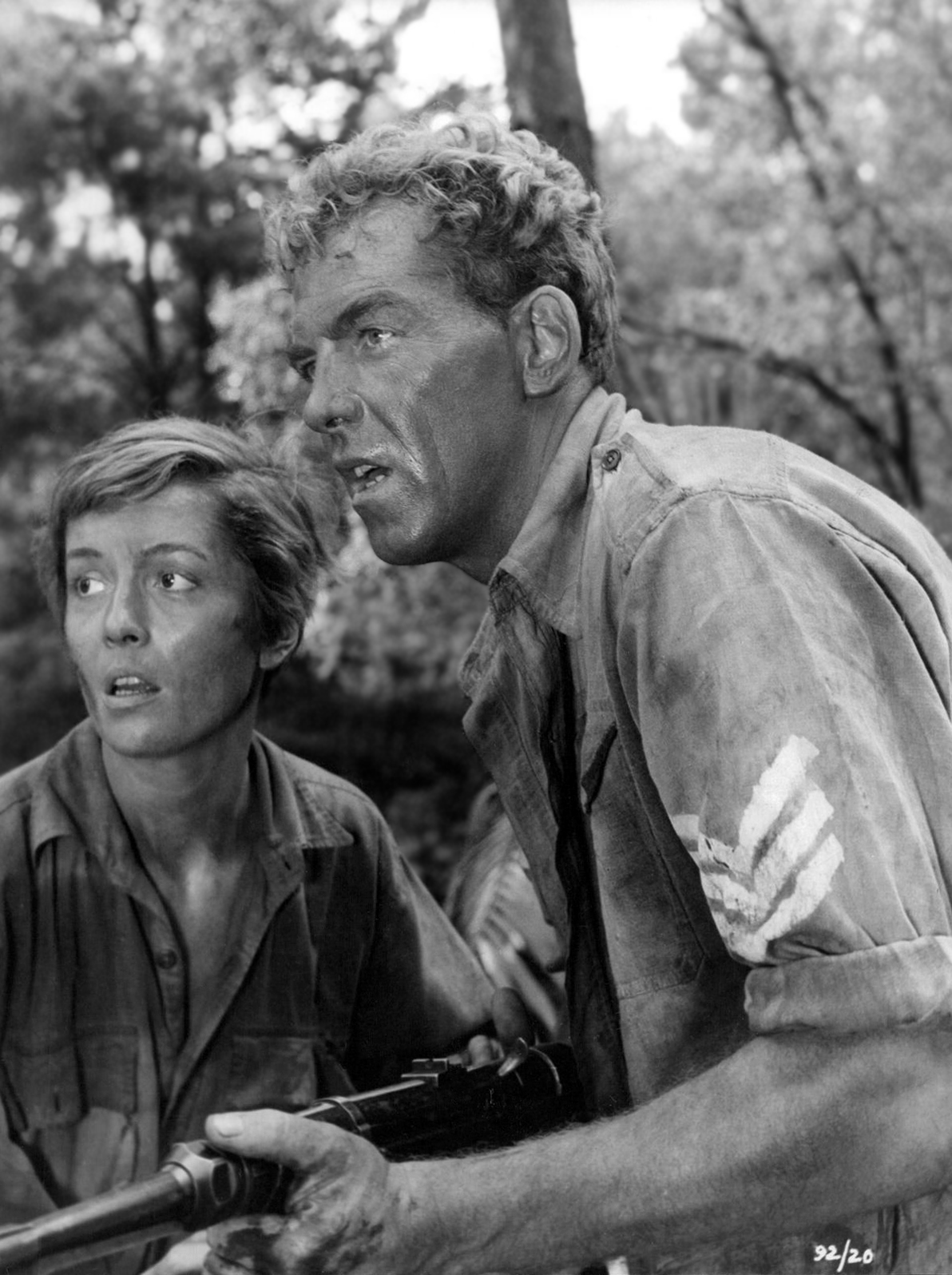 Jack Hedley and Barbara Shelley in The Secret of Blood Island (1965)