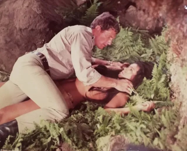 Esmeralda Barros and Brad Harris in Kong Island (1968)