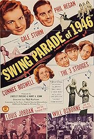 Moe Howard, Larry Fine, Connee Boswell, Curly Howard, Louis Jordan, Will Osborne, Phil Regan, Gale Storm, The Three Stooges, and Will Osborne's Orchestra in Swing Parade of 1946 (1946)