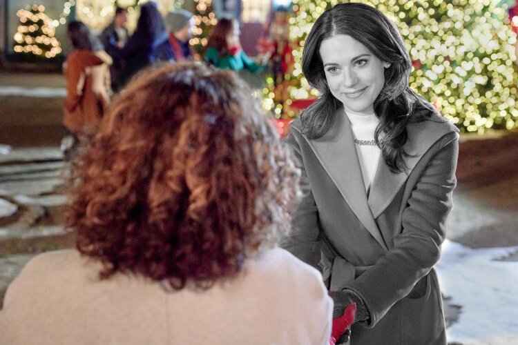 Julie Warner and Lyndsy Fonseca in Where Are You, Christmas? (2023)