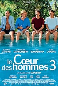 Bernard Campan, Jean-Pierre Darroussin, Eric Elmosnino, and Marc Lavoine in Le coeur des hommes 3 (2013)