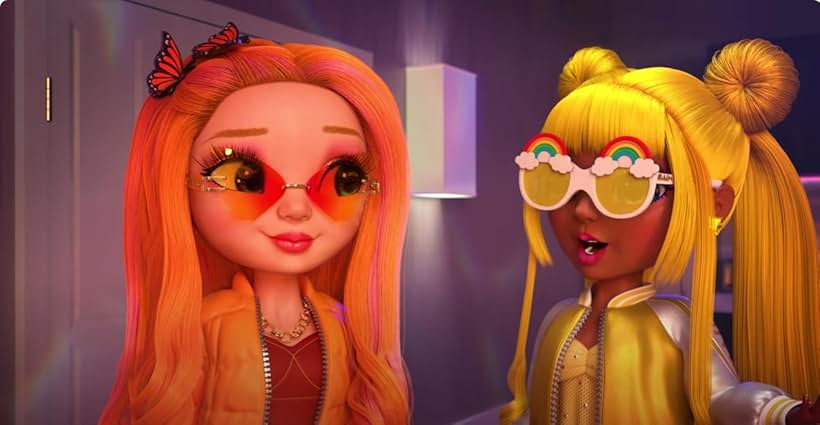 Laura Megan Stahl and Anairis Quinones in Rainbow High (2020)