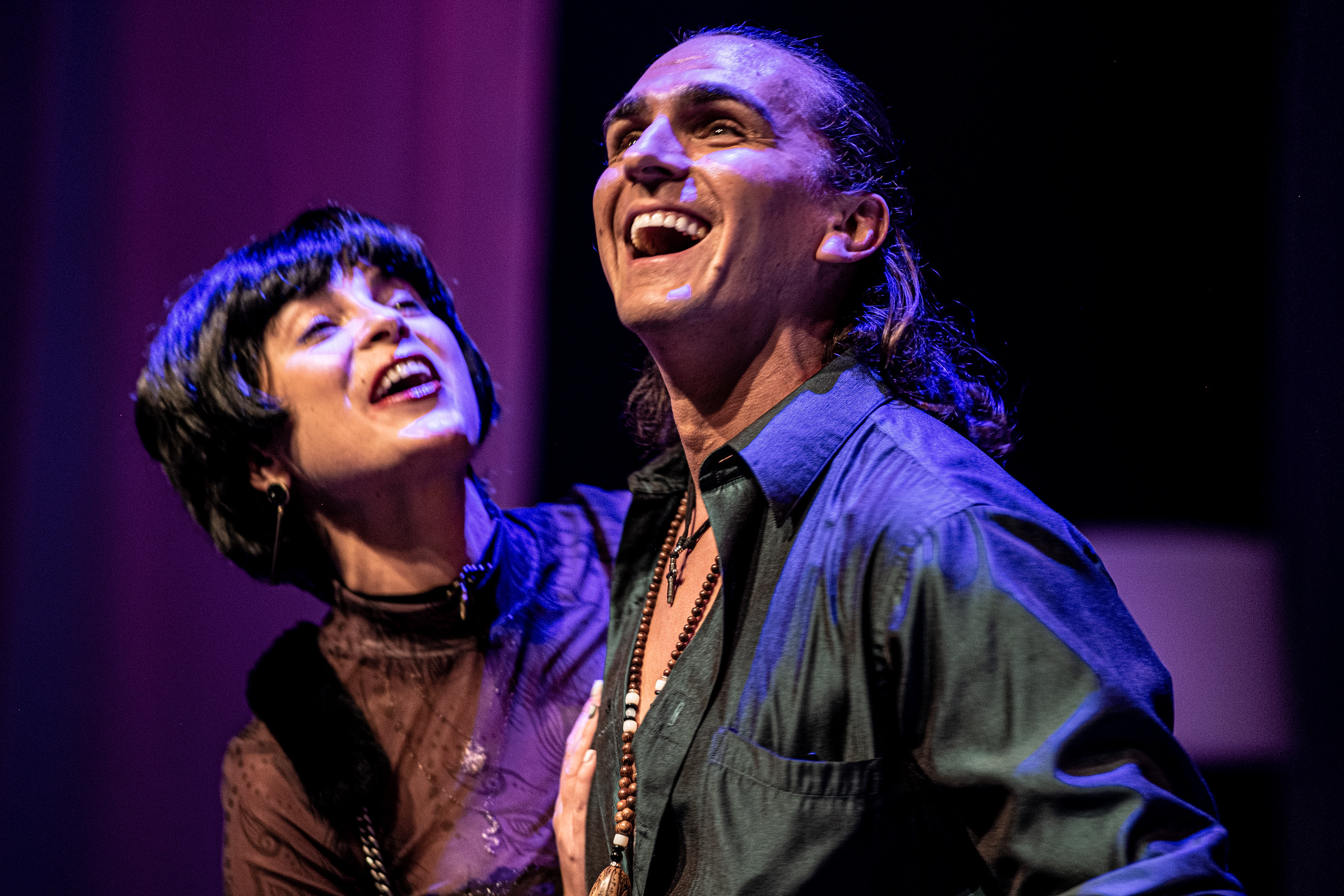 Leo Oliva and Hannia Guillen in Nilo Cruz's Hotel Desiderium