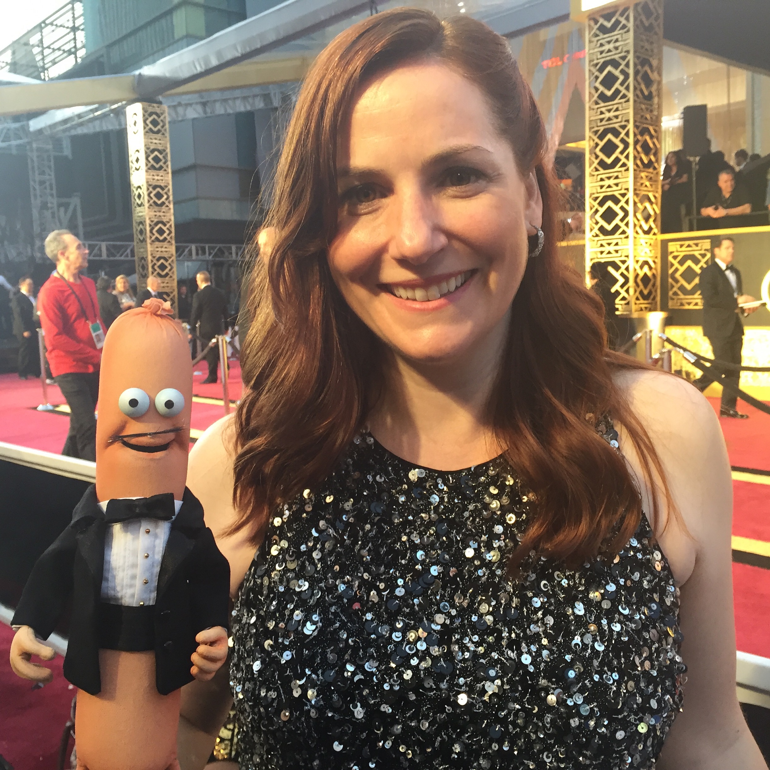 With Hot Dog at the Oscars